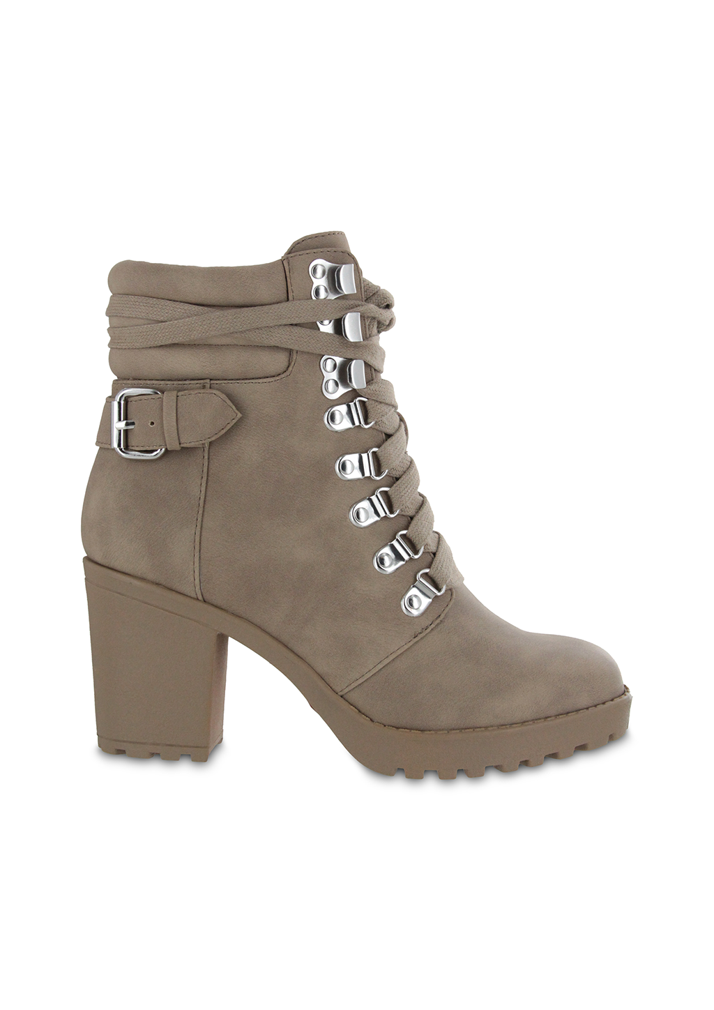 Mia sarah lace hot sale up wedge bootie