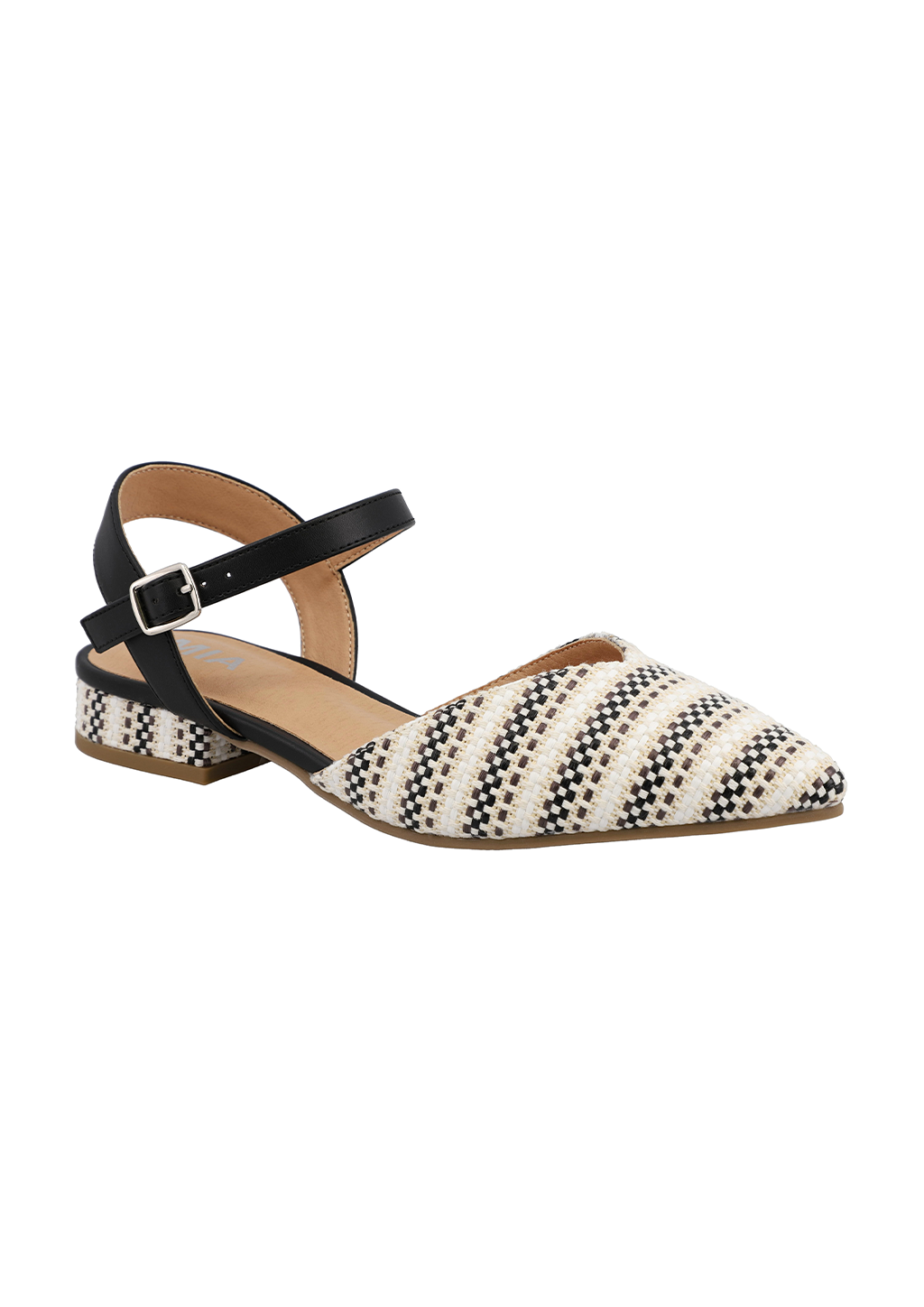 LAWRA - CREAM/BLACK – MIA Shoes LAWRA - CREAM/BLACK – MIA Shoes