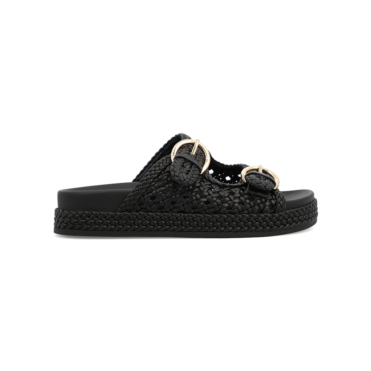 BLACK PU/WOV