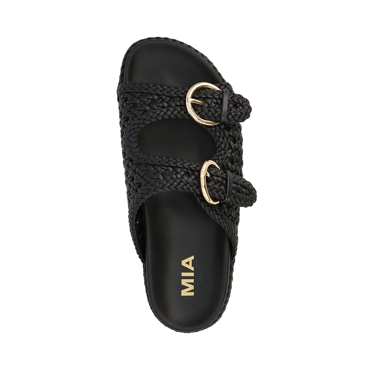 BLACK PU/WOV