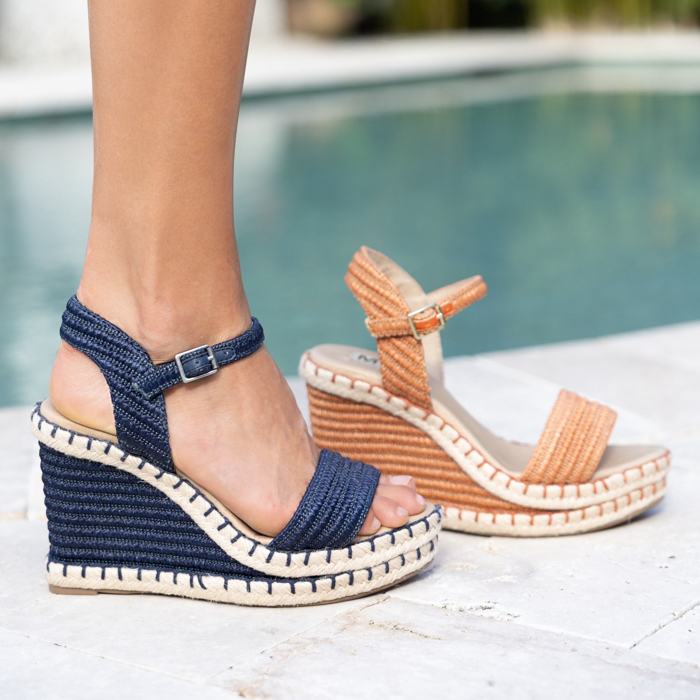 NAVY RAFFIA